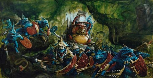 Warhammer lizardman bits lots - lizardman,